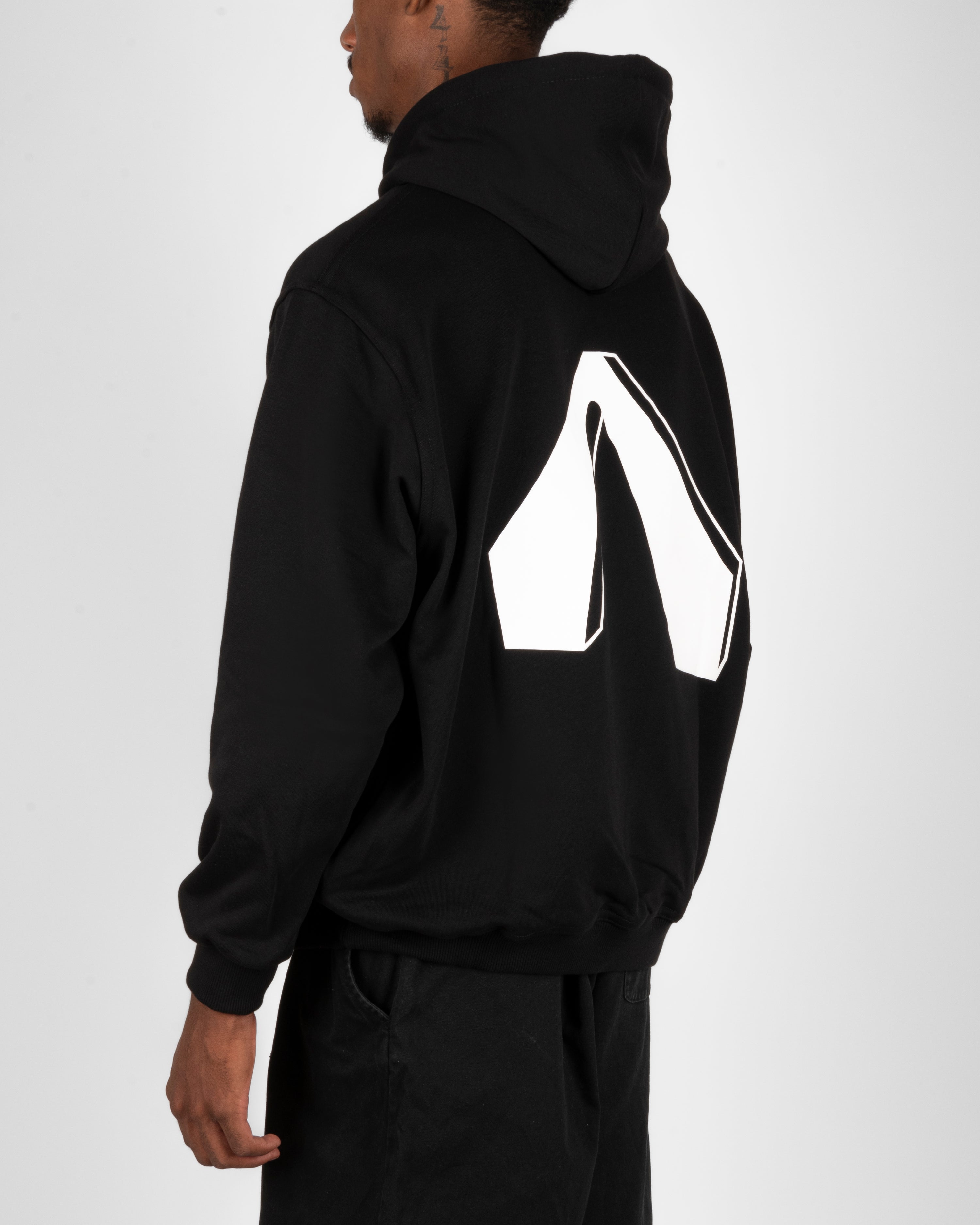 Felpa con cappuccio nera “LOGO HOODIE”