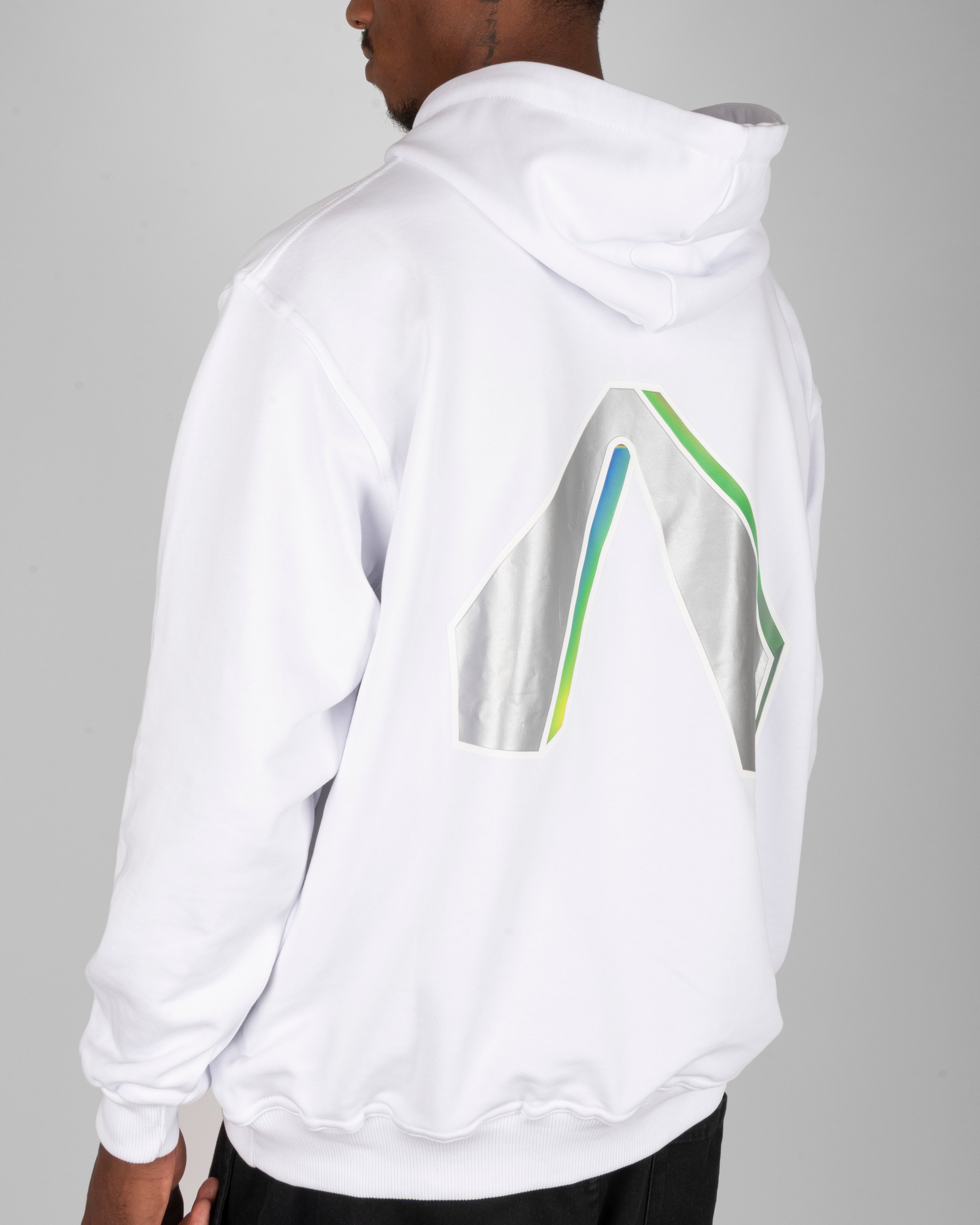 10.ATU White Hoodie and Print